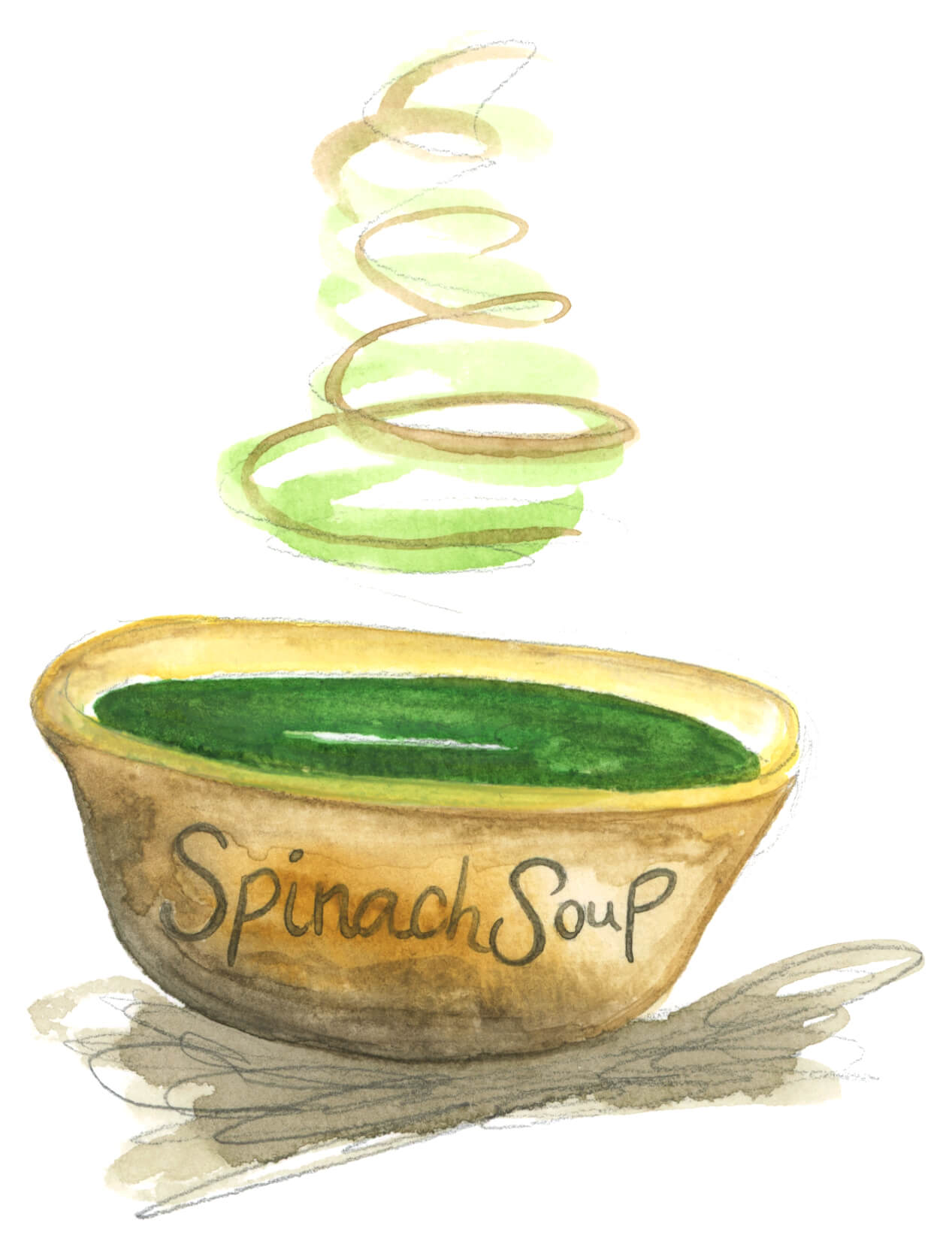 spinach soup for your soul during painful periods